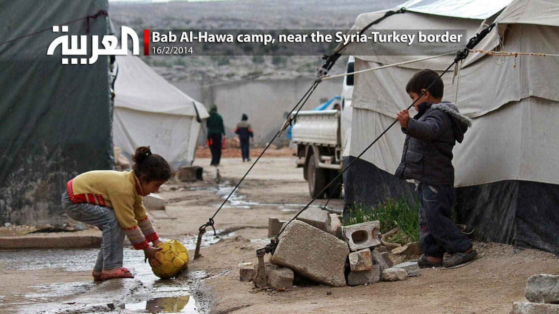 Bab Al-Hawa camp, near the Syria-Turkey border