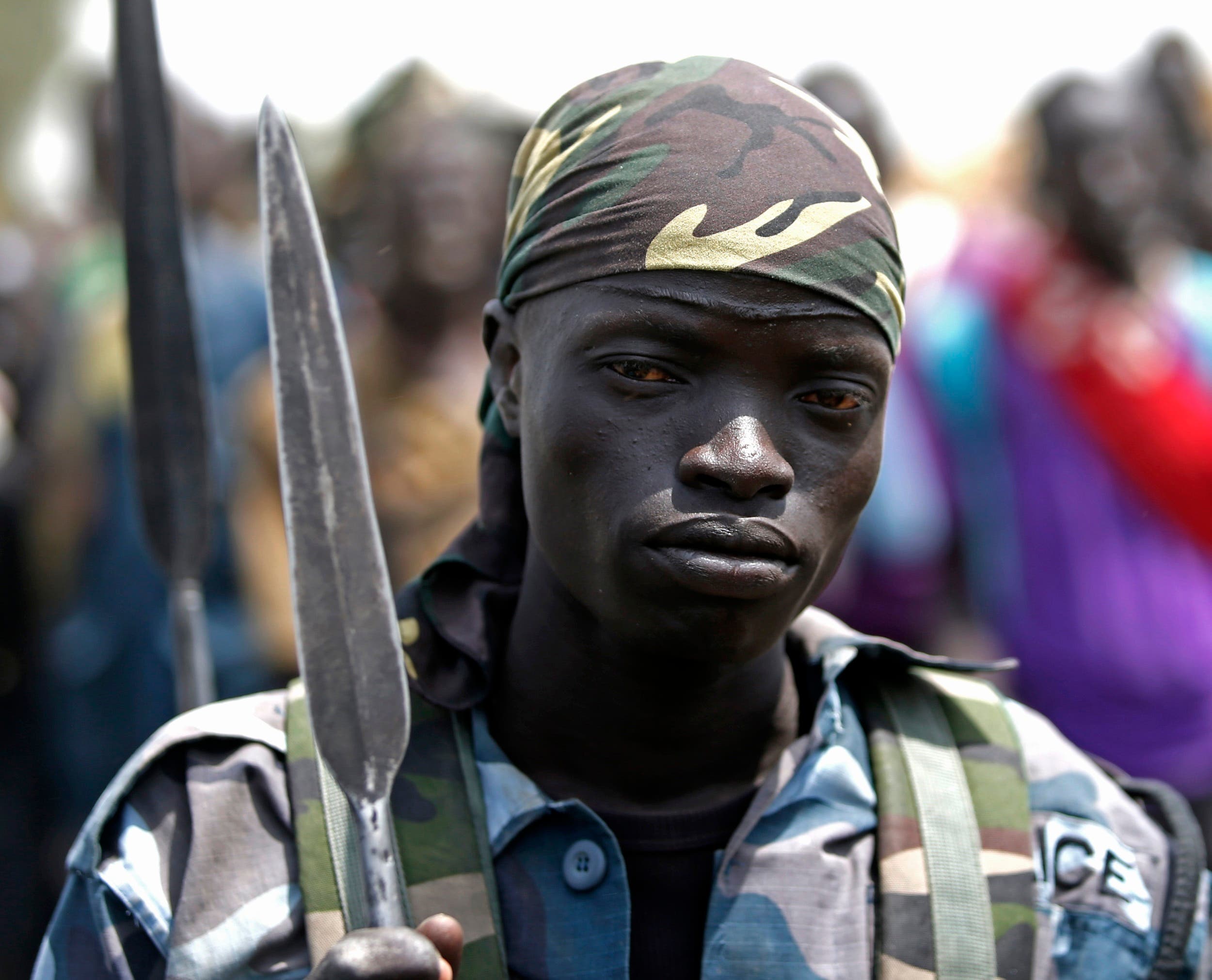 South Sudan rebel fighters