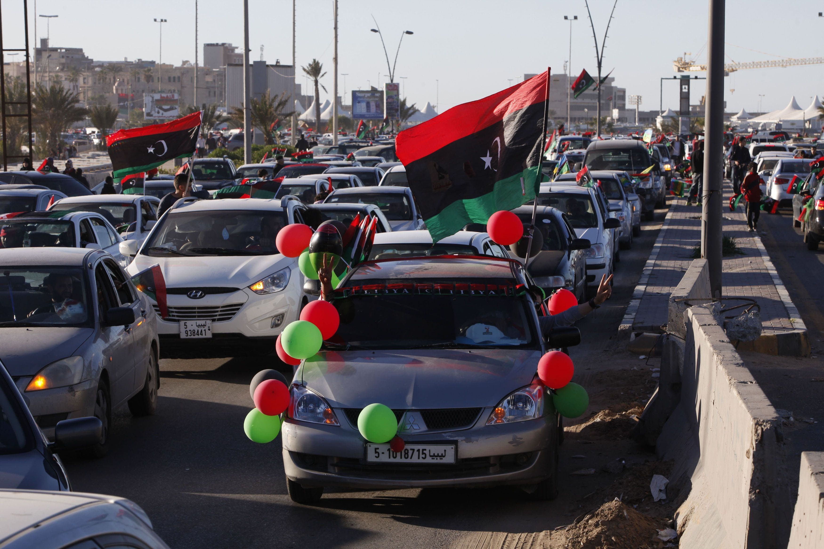 Libyans Celebrate The Third Anniversary Of The Uprising Against Muammar ...