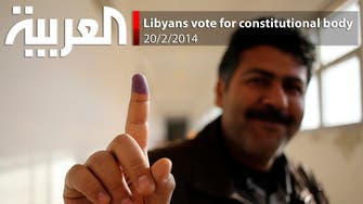 Libyans vote for constitutional body 