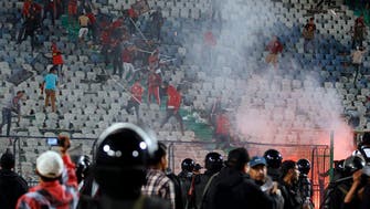 Egypt football fans clash with police 