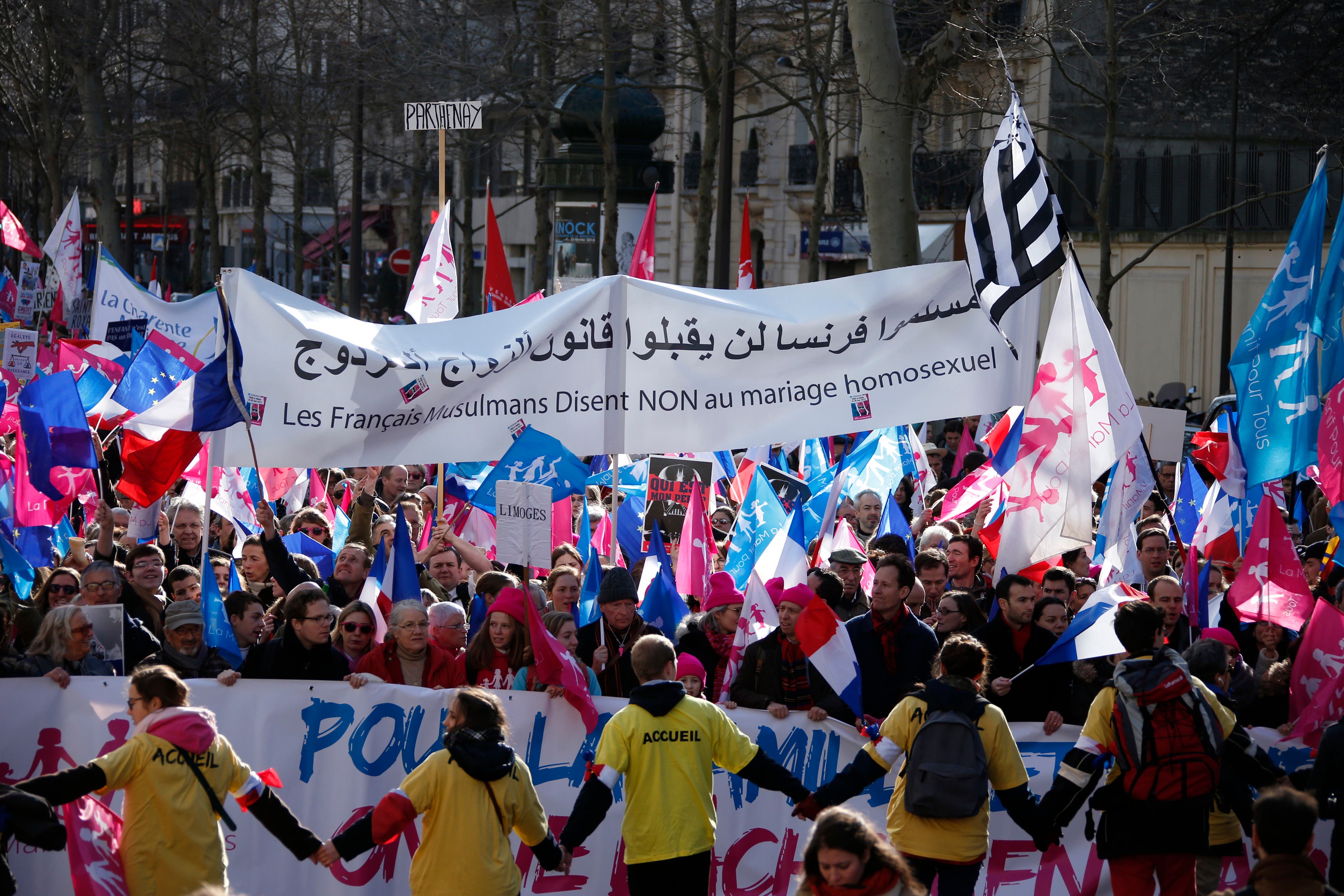 Supporters of gay marriage in France include some Muslims Al Arabiya English