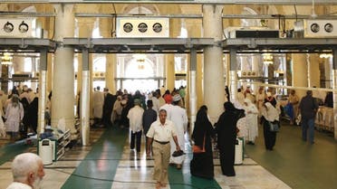 قبو المسجد الحرام بعد تركيب اجهزة التكييف