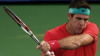 Djokovic wins, Del Potro retires in Dubai