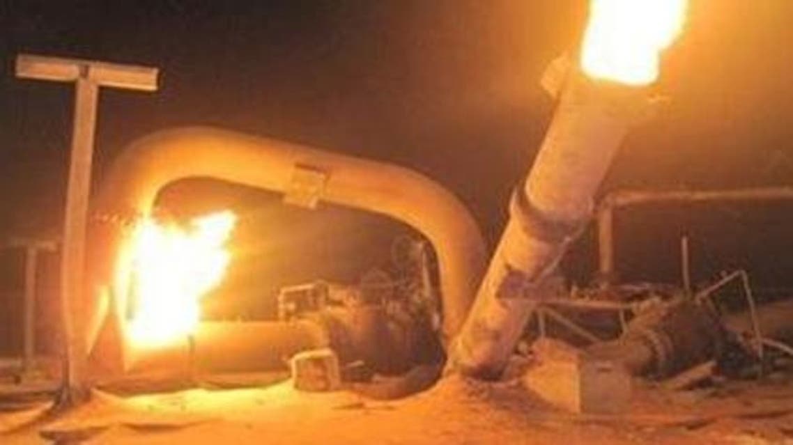 تفجير خط الغاز المصري