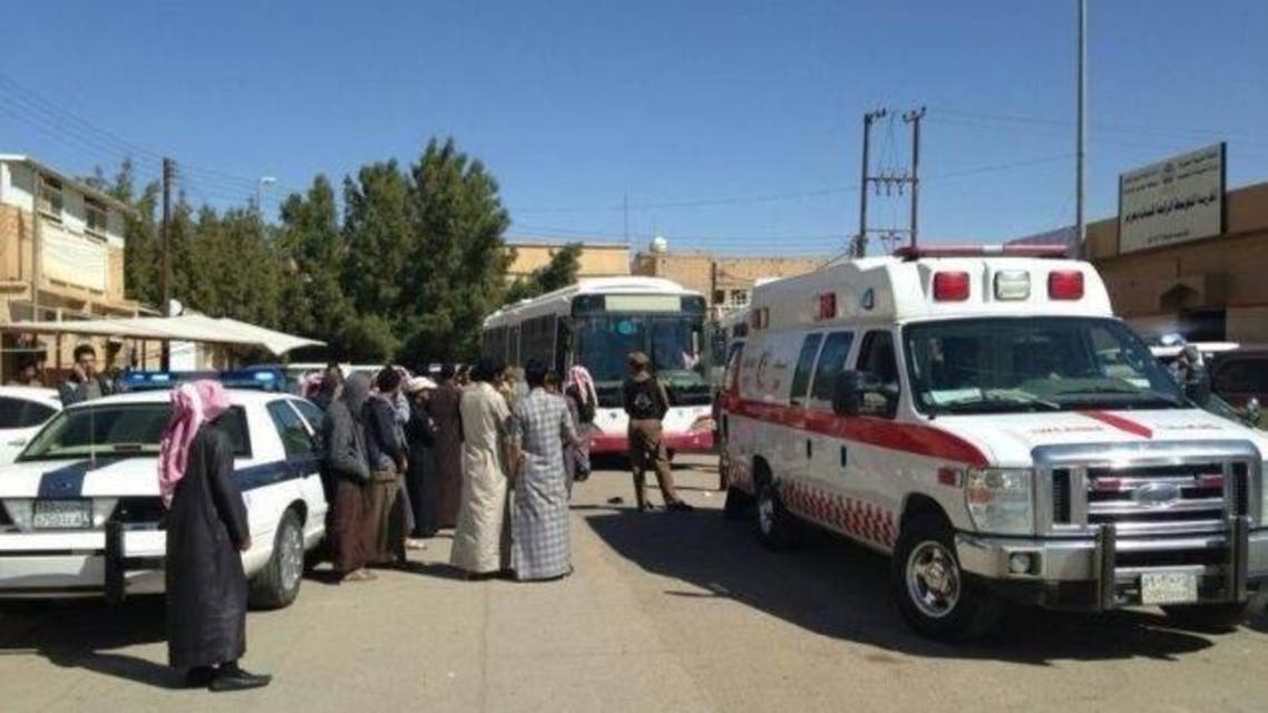 حريق اندلع بمدرسة البنات في عرعر