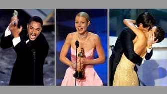 Tears and streakers: memorable moments at the Oscars