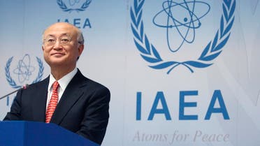 International Atomic Energy Agency (IAEA) Director General Yukiya Amano addresses the media after a board of governors meeting at the IAEA headquarters in Vienna January 24, 2014 (Reuters)