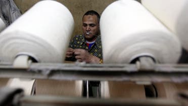 Textile workers in Egypt 
