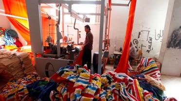 Textile workers in Egypt 