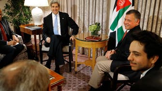 Kerry meets with Jordan’s king over peace plan