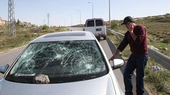 Israeli settlers stone AFP photographer’s car in West Bank