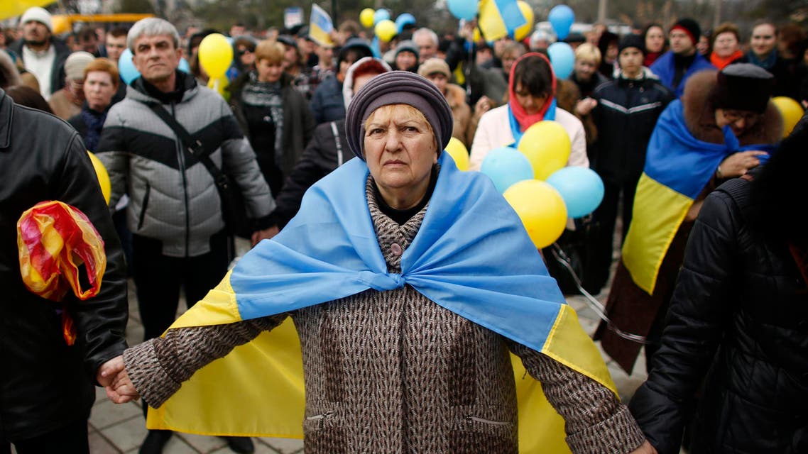 Pro-Ukranian supporters forge ahead