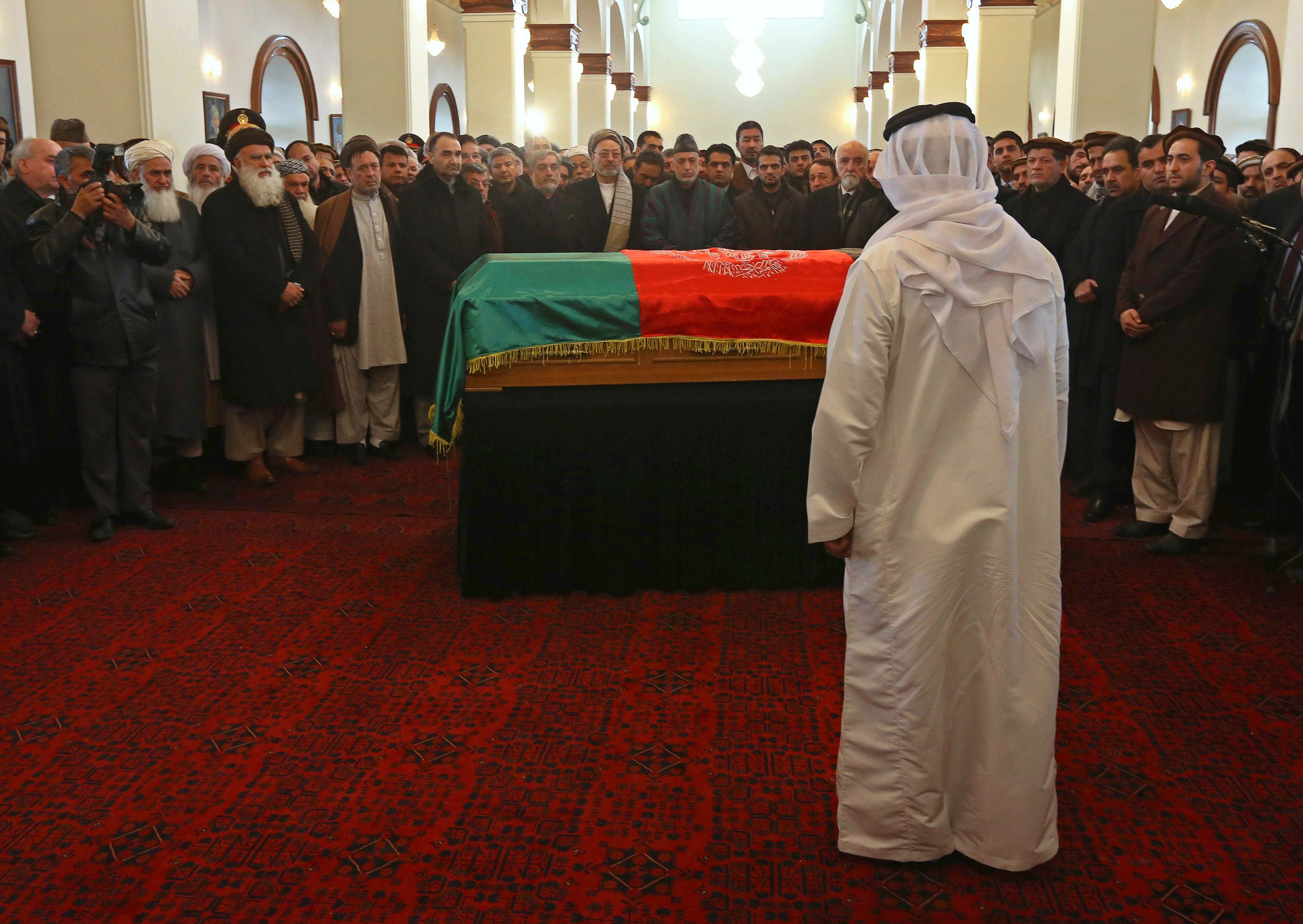Afghans bid farewell to Vice President 