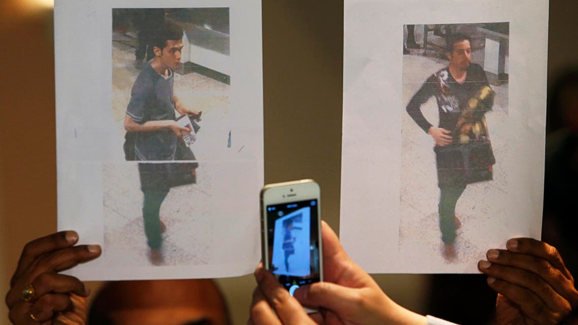 Two passengers on the missing Malaysia Airlines flight MH370 were found to have boarded using suspect travel documents. (Reuters)