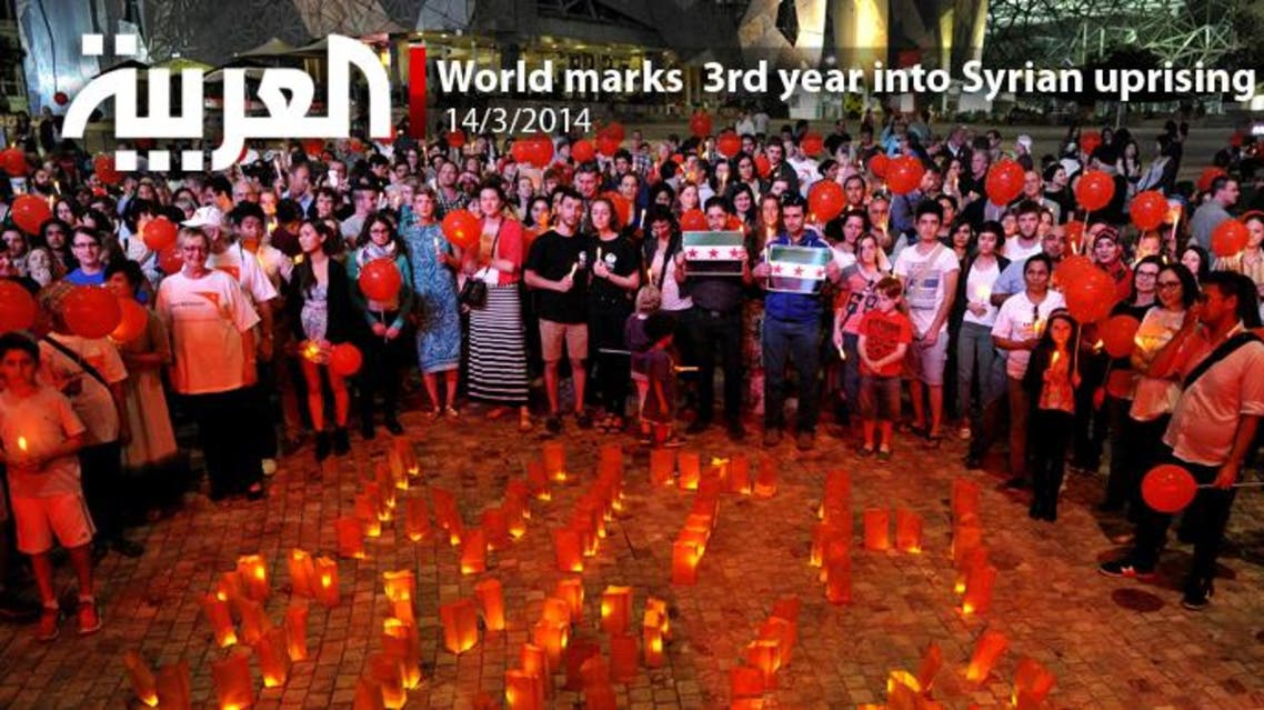 World marks 3rd anniversary of Syrian uprising