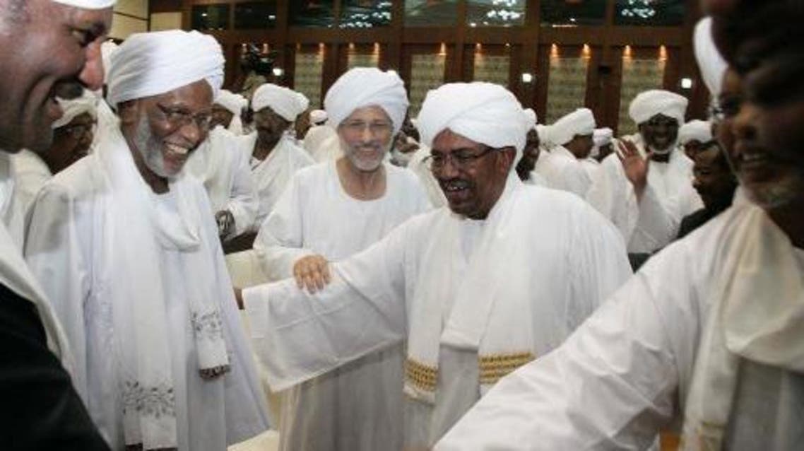 عمر البشير و حسن الترابي