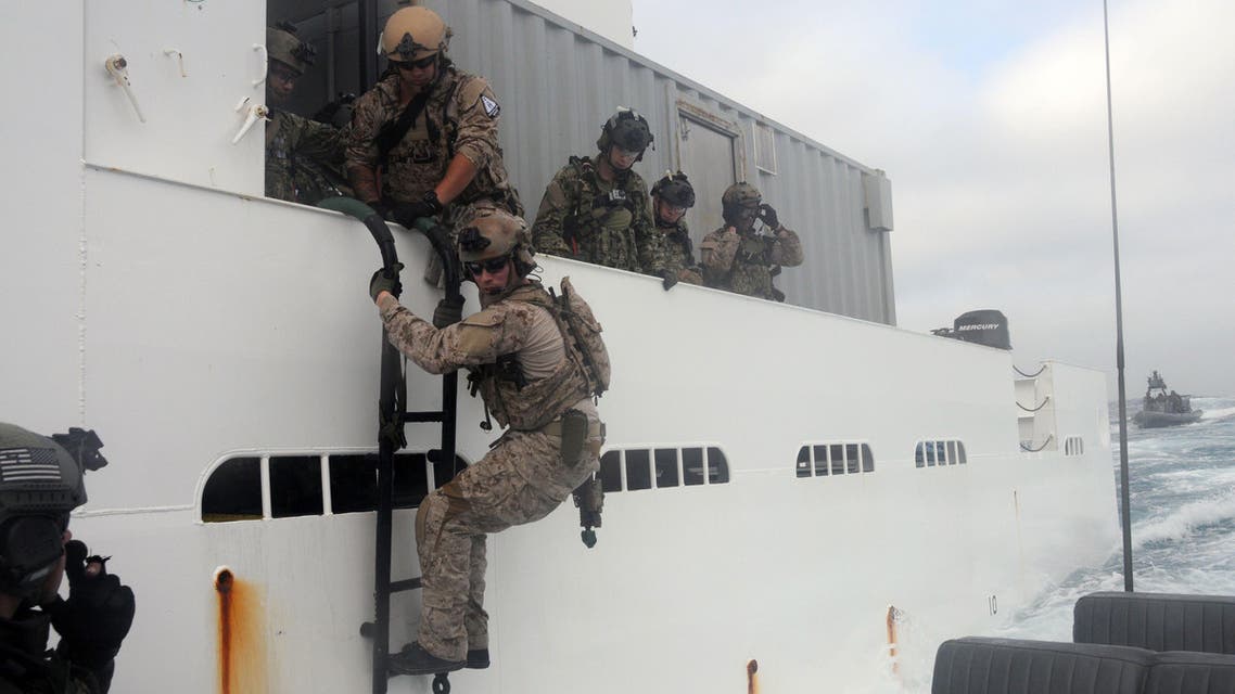 قوات أمريكية على ناقلة النفط الكورية في ليبيا