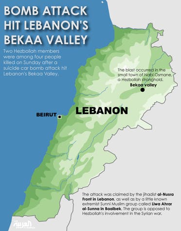 Infographic: Bomb attack hit Lebanon's Bekaa Valley