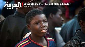 Migrants try their luck at Melilla border
