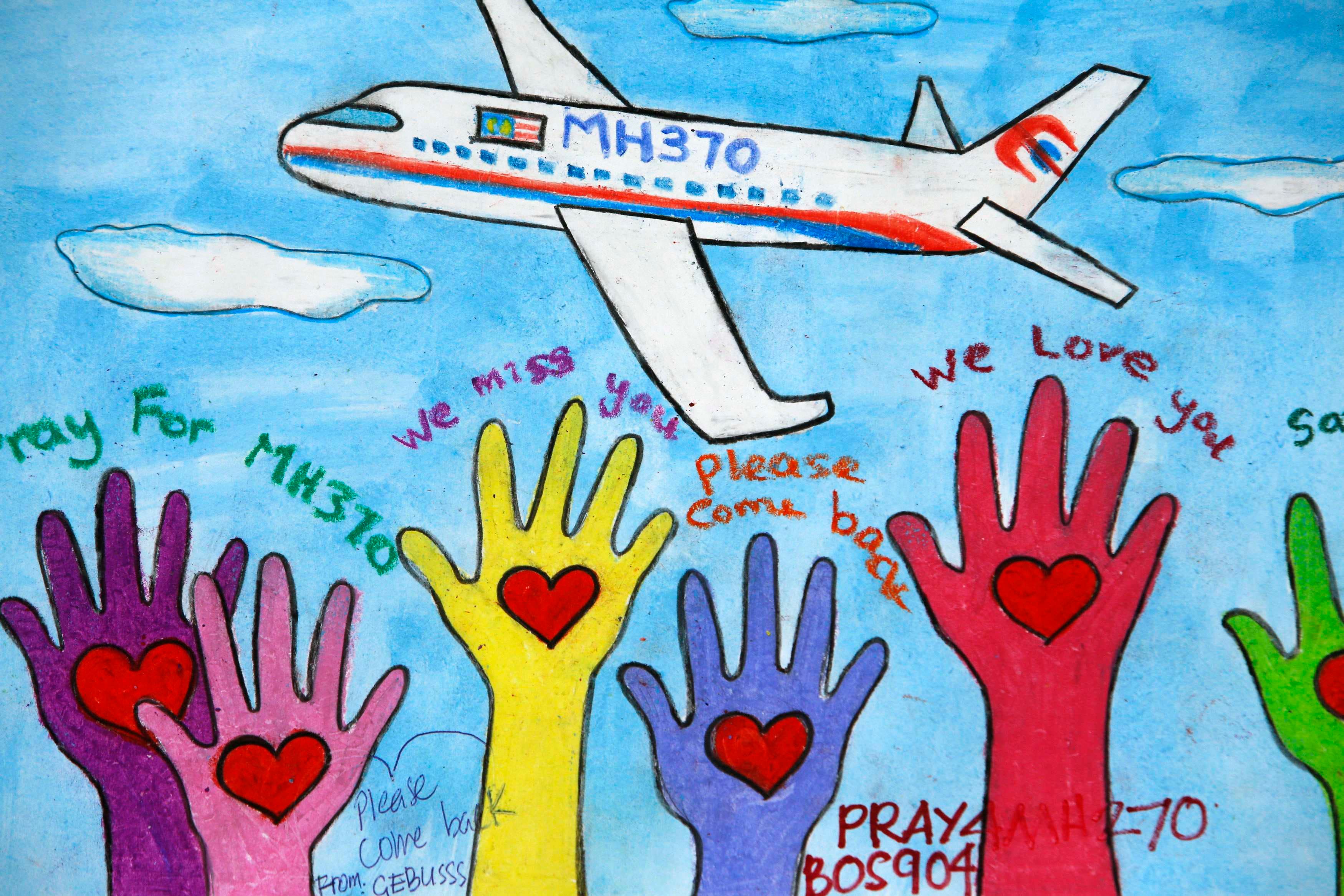 Well-wishes for the missing  Malaysia Airlines Flight MH370