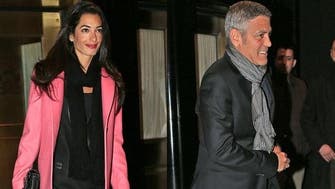 Clooney, Lebanese lawyer snapped after holiday together