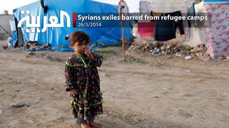 Syrians exiles barred from refugee camps
