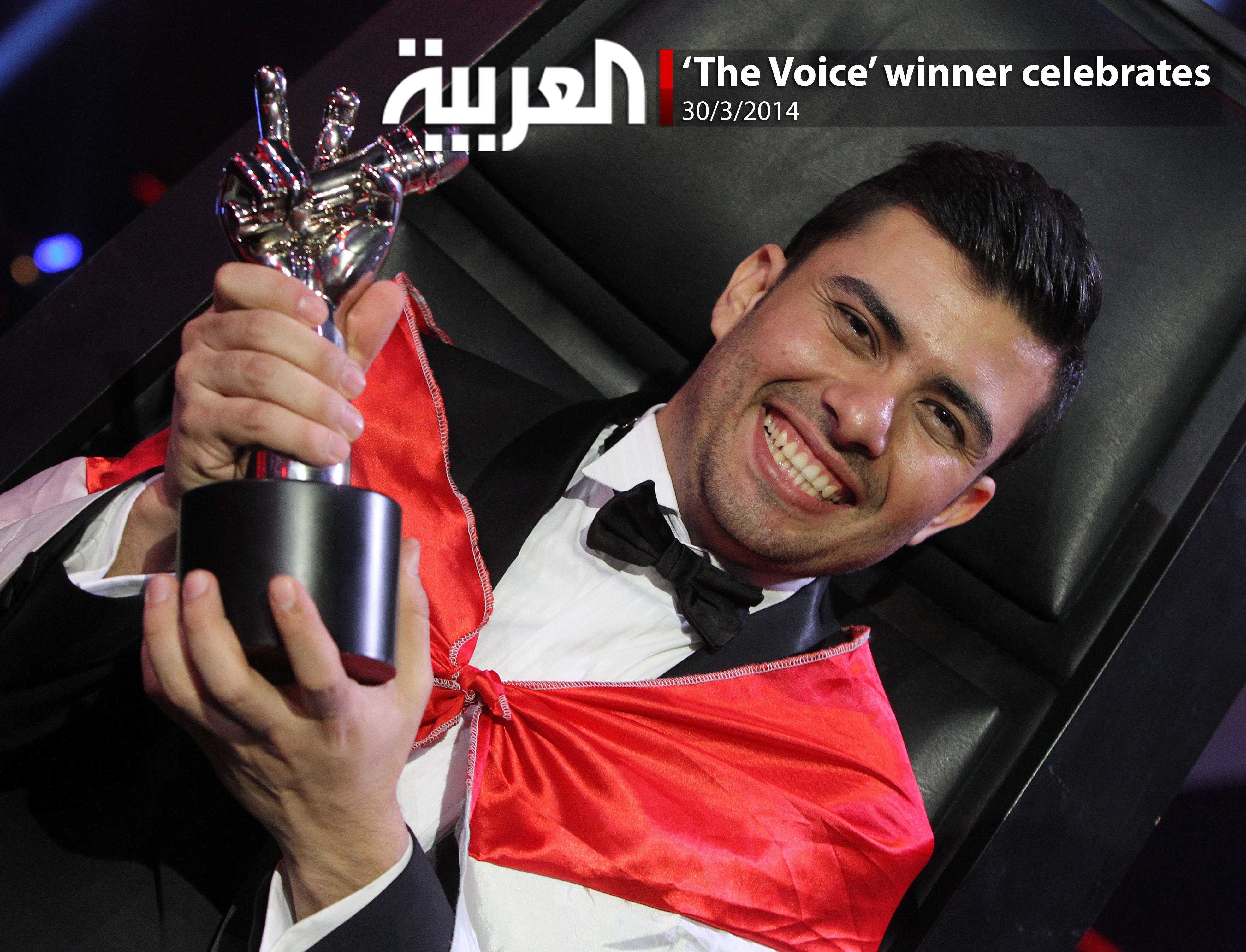 ‘The Voice’ winner celebrates Al Arabiya English