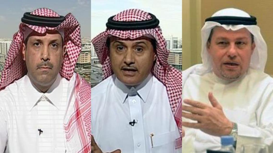 د.احسان بوحليقة ود.فهد بن جمعة ومحمد العمران.