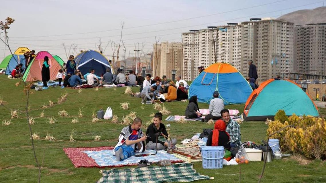 iran picnic AP