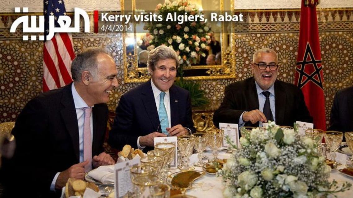 Kerry visits Algiers, Rabat