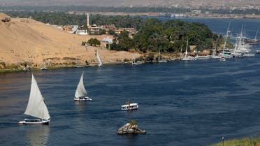 Traditional Egyptian "Felucca" boats sail on the Nile river in the southern Egyptian city of Aswan. (File photo: Reuters) 