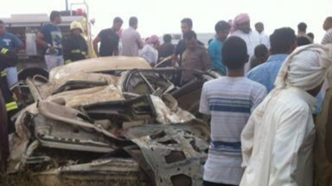 انقلاب سيارة بجازان