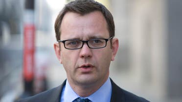 Former editor of the News of the World Andy Coulson arrives at the Old Bailey courthouse in London on April 16, 2014. (Reuters)