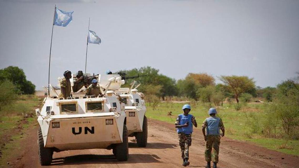 عناصر من قوات حفظ السلام الأمم المتحدة في السودان