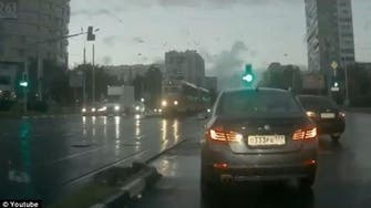 Video: Russian ‘ghost car’ appears from nowhere and causes crash