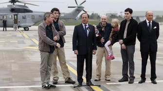 Homecoming for four French journalists after Syria ordeal