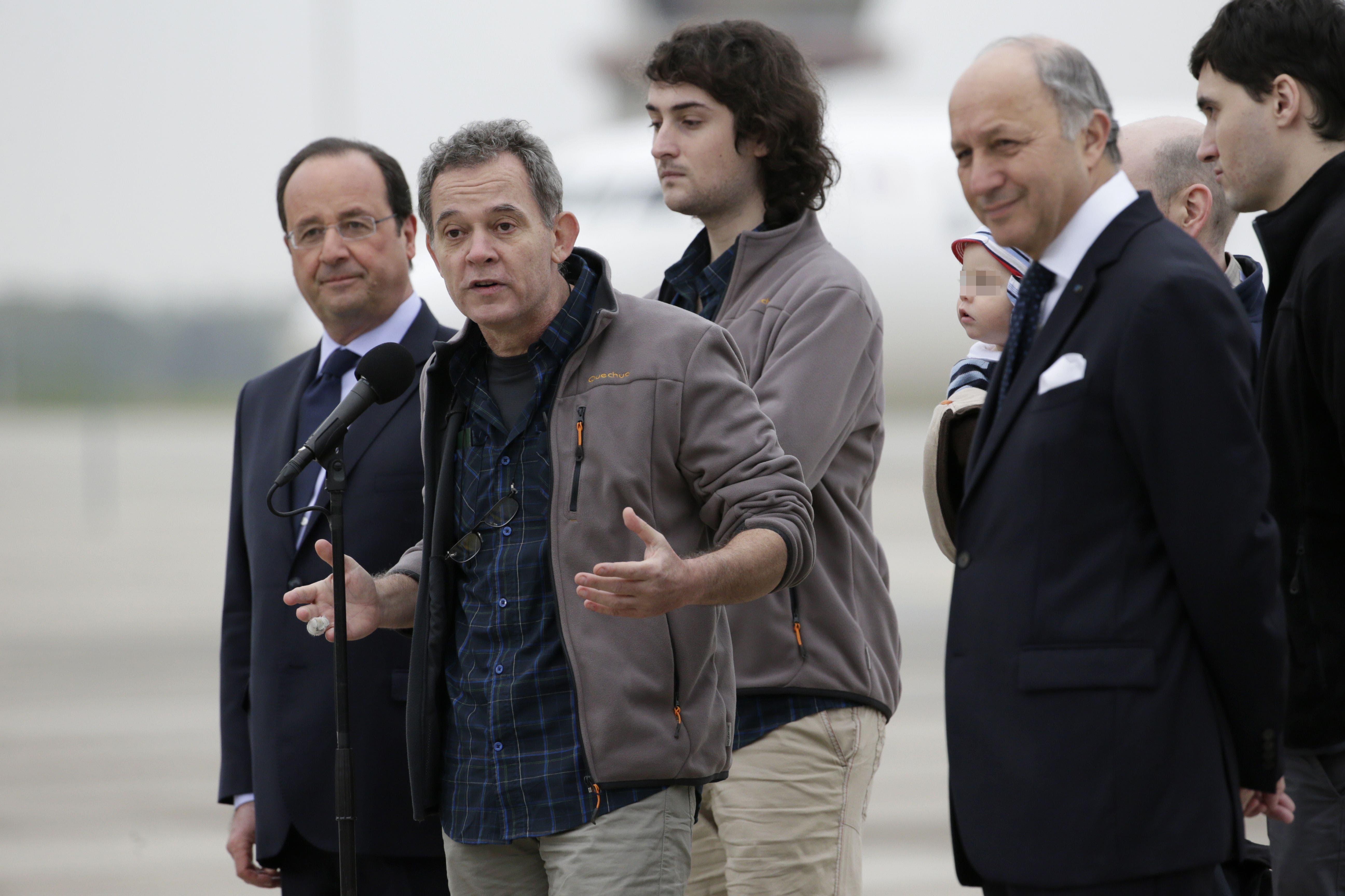 French journalists freed from Syria captivity