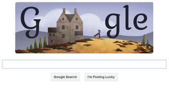 Writer Charlotte Brontë celebrated in latest ‘Google Doodle’