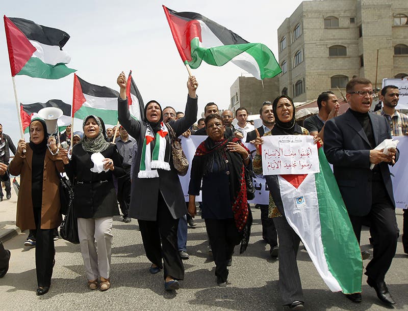 مسيرات مؤيدة للمصالحة الفلسطينية في غزة