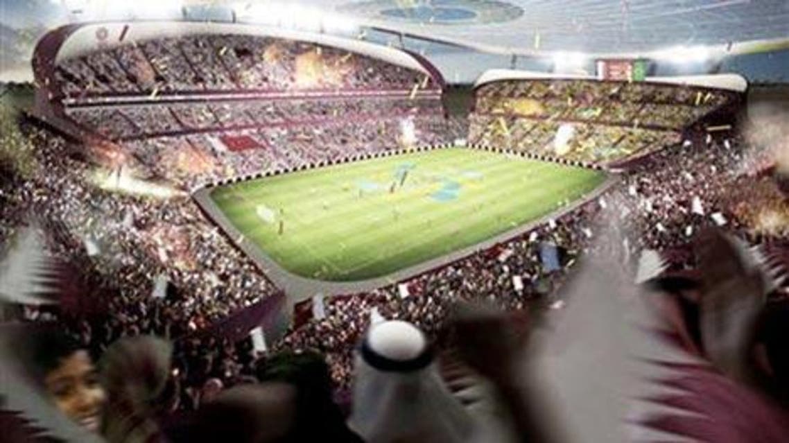 Artist's rendering of the 'Lusail Iconic Stadium' for Qatar. Image: Foster + Partners.