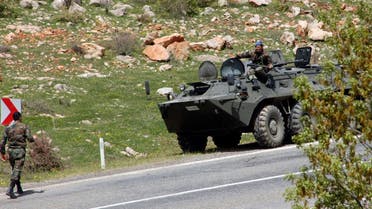 Turkish soldiers patrol on the road near the town of Lice, southeastern Turkey. (File photo: Reuters)