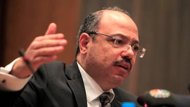 Egypt's newly appointed Finance Minister Hany Kadry Dimian talks during a news conference in Cairo March 12, 2014. (Reuters)