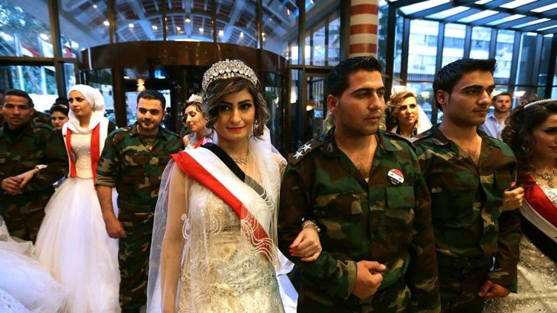 Mass wedding in Syria