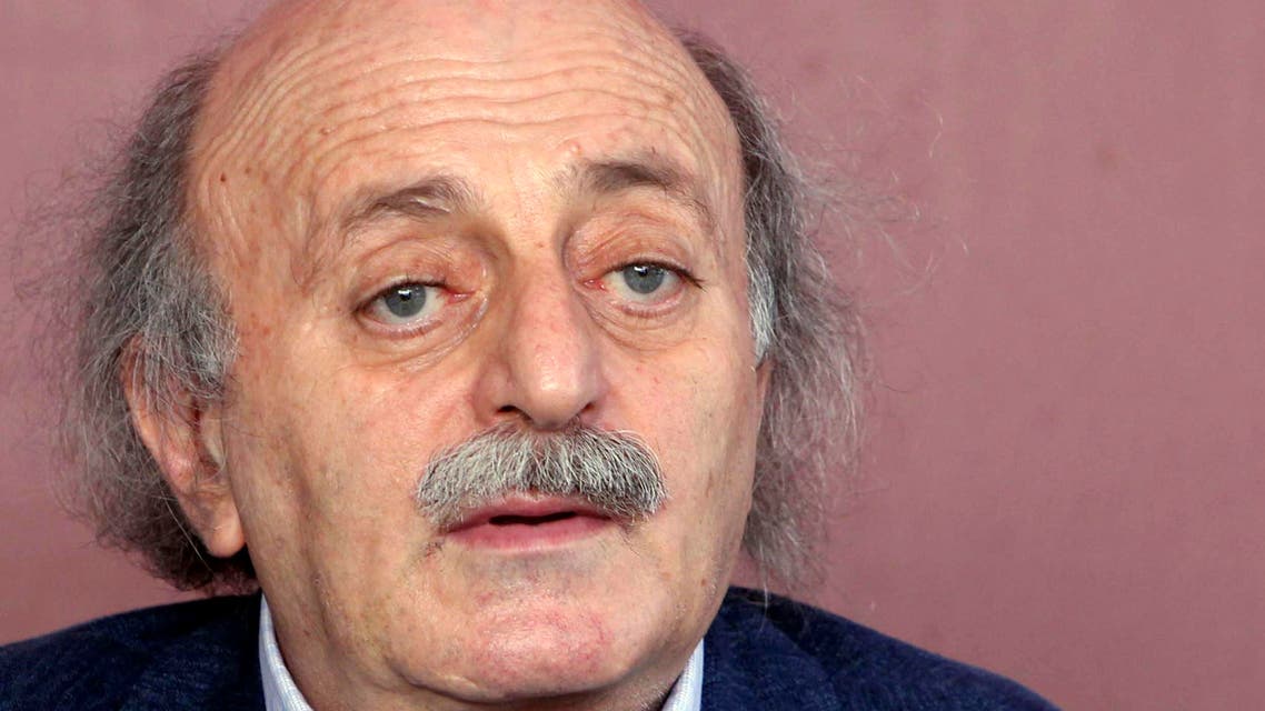 Lebanon's Druze leader Walid Jumblatt speaks during a news conference on the indictments issued by the Special Tribunal for Lebanon, at his residence in Beirut July 1, 2011. (Reuters)