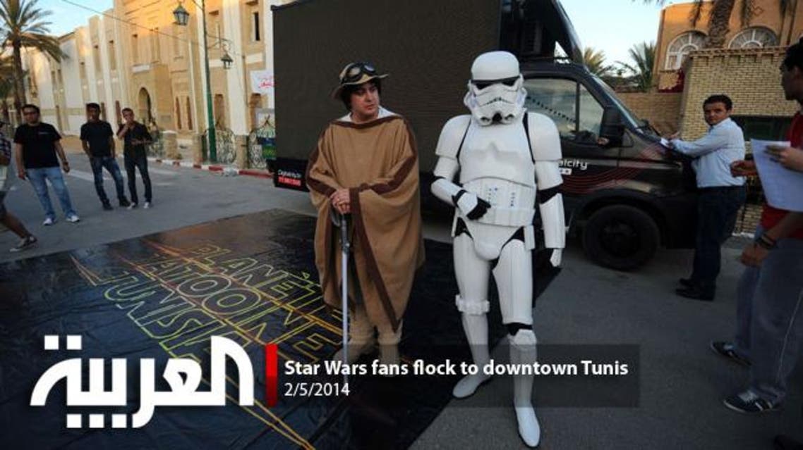 Star Wars fans flock to downtown Tunis