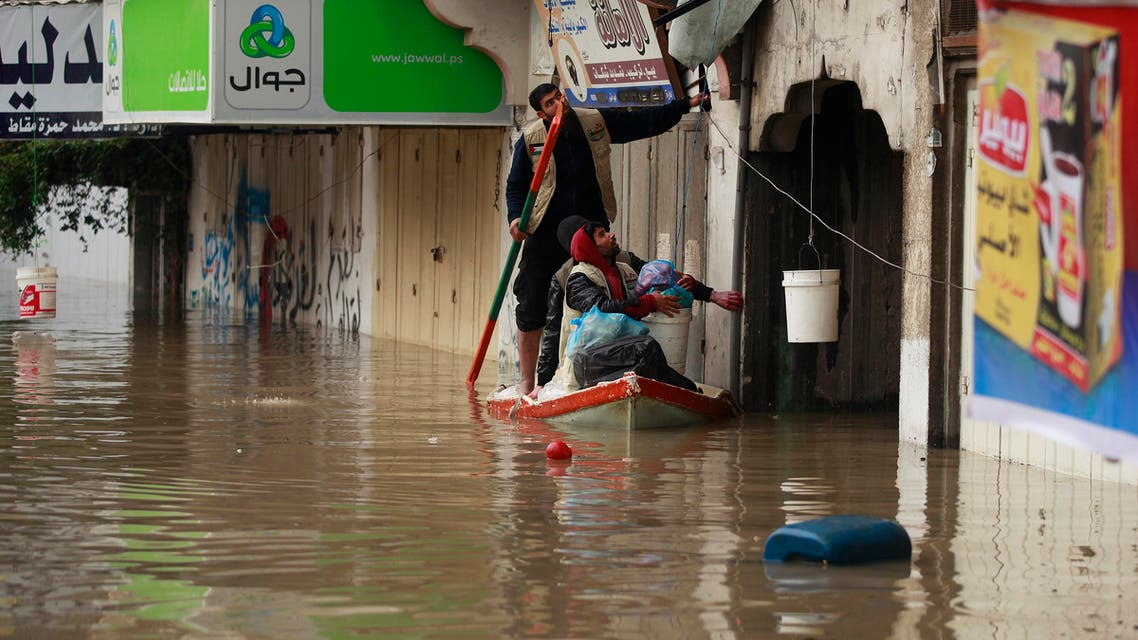 palestine flood gaza climate change retuers