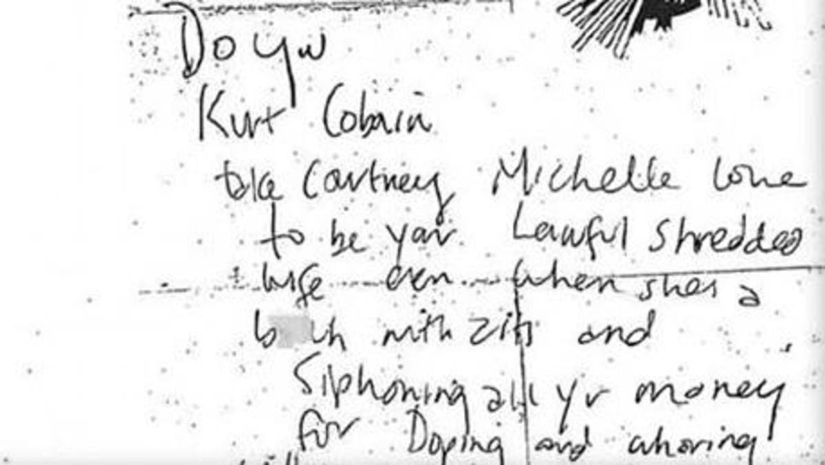 author courtney love not kurt cobain