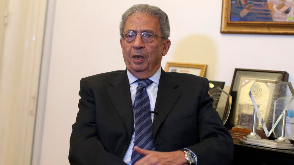 Former foreign minister Amr Moussa said recently that the Palestinian militant group Hamas must recognize Israel. (File photo: Reuters)