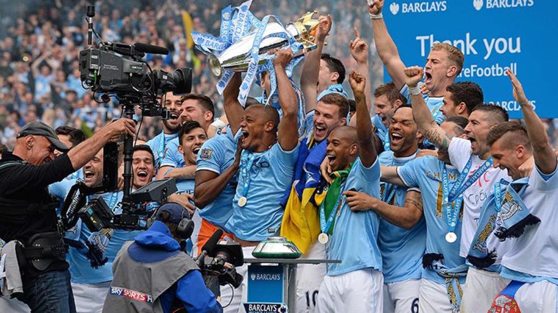 مانشستر سيتي بطل الدوري الانجليزي 2013-2014